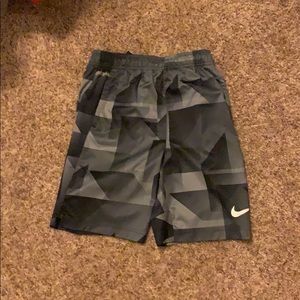 gray and black nike shorts // jcpenneys